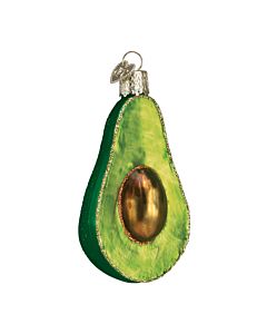 Avocado Glass Ornament
