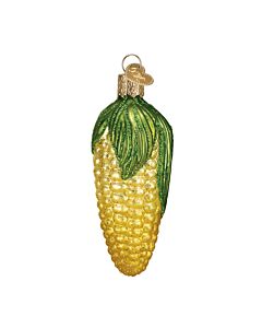 Ear of Corn Glass Ornament