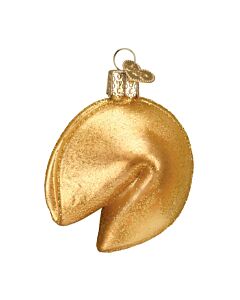 Fortune Cookie Glass Ornament