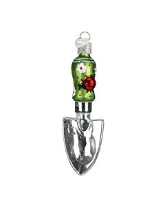 Garden Trowel Glass Ornament