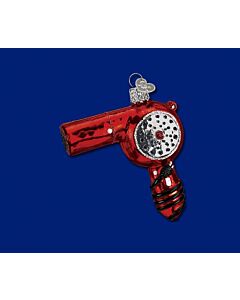 Blow-Dryer Glass Ornament