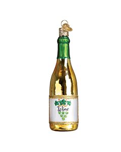 White Wine Bottle Ornament