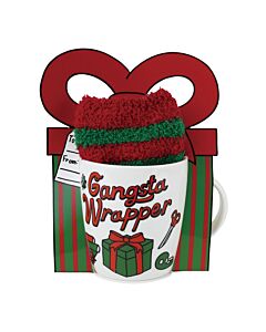 Gangsta Wrapper Mug and Sock Set