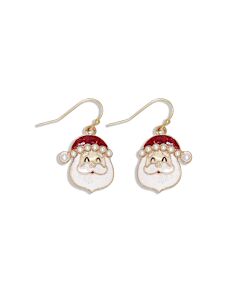 Santa Head Earrings