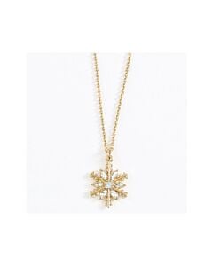 Gold Snowflake Necklace