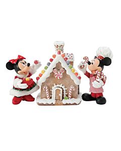 Minnie and Mickey's Gingerbread House, Set of 3