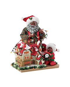 AA Lighted House Lights, Set of 2