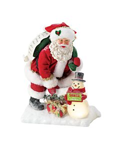 Lighted Santa Stops Here!