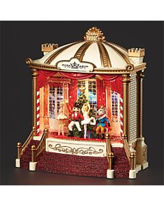 Lighted Musical Swirl Nutcracker Stage