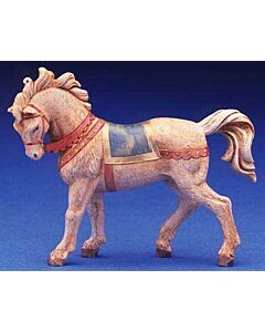 White Horse With Blanket - 5''