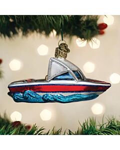 Ski Boat Ornament