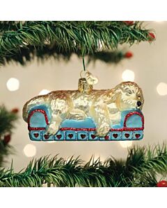 Sleepy Doodle Dog Ornament