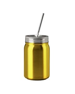 Jewel Gold Mason Jar