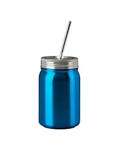 Jewel Blue Mason Jar