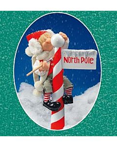 North Pole Sign Accessory (Reggie Elf Sold Separately)