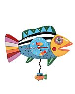 Rainbow Fish Clock