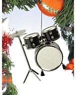 Black Drum Set Hanging Ornament