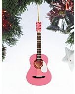 Pink String Guitar Hanging Ornament