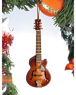 F-Hole Guitar with Cut Away Hanging Ornament