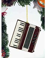 Red Accordian Hanging Ornament