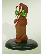 Daschund Caroling Dog