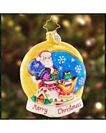 Crescent Moon Christmas Gem