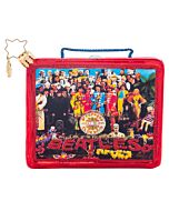Christopher Radko 'SGT Pepper Lunch Box' ornament replicates a vintage lunchbox featuring the iconic album art of Sgt Pepper's Lonely Hearts Club Band. This glass ornament is detailed and colorful, perfect for adding a nostalgic musical touch to your holi