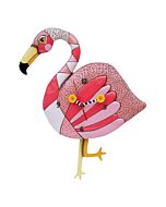 Crazy Legs Flamingo Clock