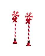 Peppermint Street Lights, Set of 2