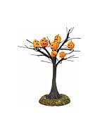 Scary Pumpkins Lit Tree