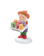 "Gingerbread Button Treats" showcases delightful porcelain treats designed to complement your gingerbread village. These whimsical accessories invite holiday cheer, perfect for enhancing your festive display.