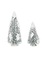 Snow Laden Trees, Set of 2