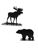 Wild Animal Silhouettes, Set of 2