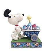 Easter Egg Extravaganza - Snoopy And Woodstck Wheelbarrow