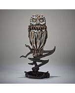 Artistic Edge Sculpture owl, rendered with contemporary angles and hand-painted details, embodying a silent wisdom and captivating presence.