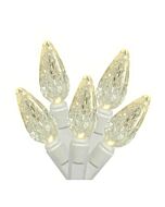 C6 Warm White - 210 Lights White Wire - LED