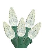 C6 Warm White Grn Wire- 210  Lights - LED