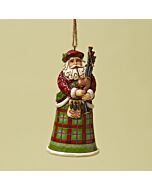 Scottish Santa Ornament