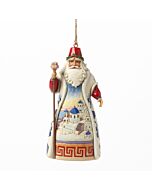 Greek Santa Hanging Ornament