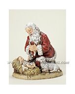 Kneeling Santa With Christ Child
