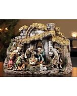 10 Piece Nativity with Stable