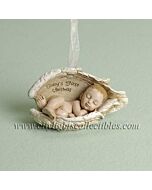 Sleeping Baby In Wings Ornament