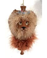Lion Holly Hat Ornament