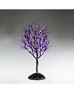 Dry Tree with Purple Lights