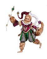 The Mark Roberts Green Pants Mardi Gras Monkey figurine from the December Diamonds collection captures playful celebration with intricate, colorful detail. This charming piece combines festive Mardi Gras spirit with elegant craftsmanship, making it a stan