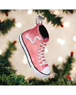Pink High-Top Sneaker