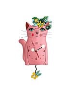 Pink Pretty Kitty Clock