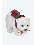 Polar Bear w/Candy Cane