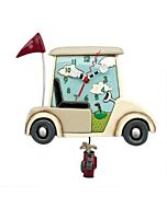 Stay the Course Golf Cart Clock