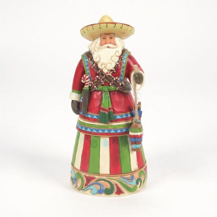 JIM SHORE HEARTWOOD CREEK 4027705 Feliz Navidad - Mexican Santa